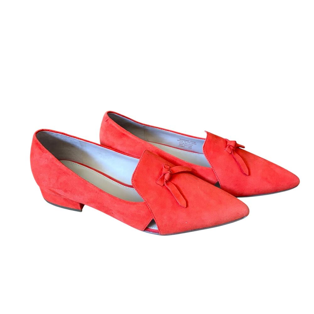 Cole Haan Viola Skimmer flats in red suede